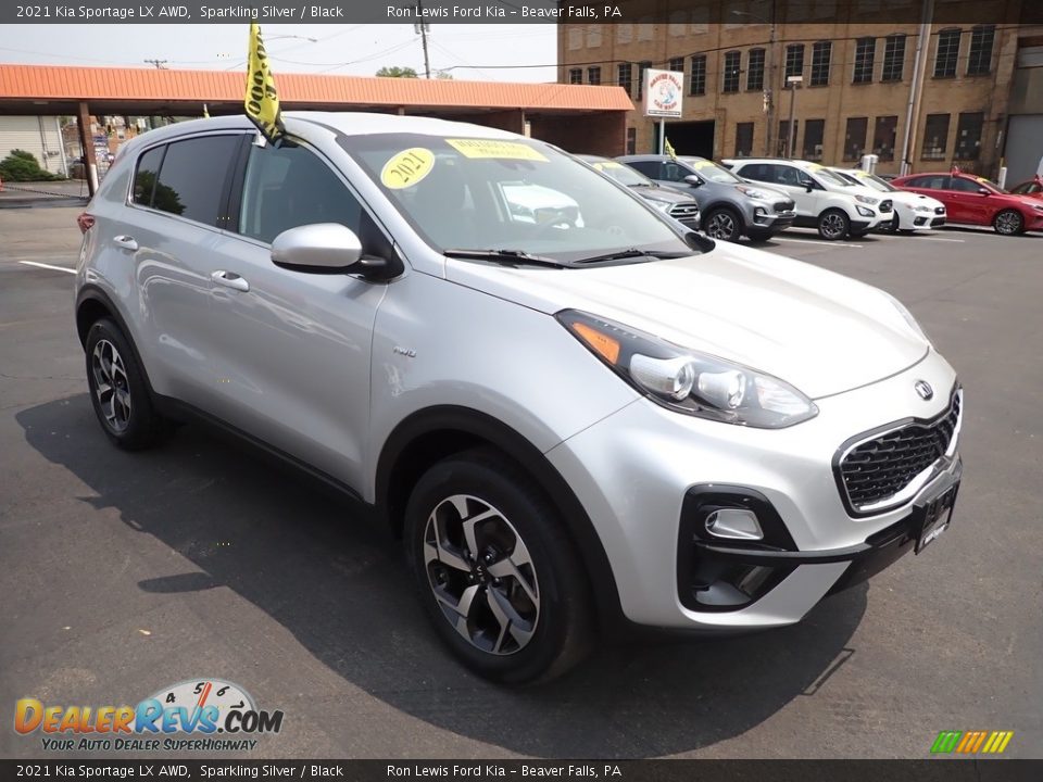 2021 Kia Sportage LX AWD Sparkling Silver / Black Photo #2