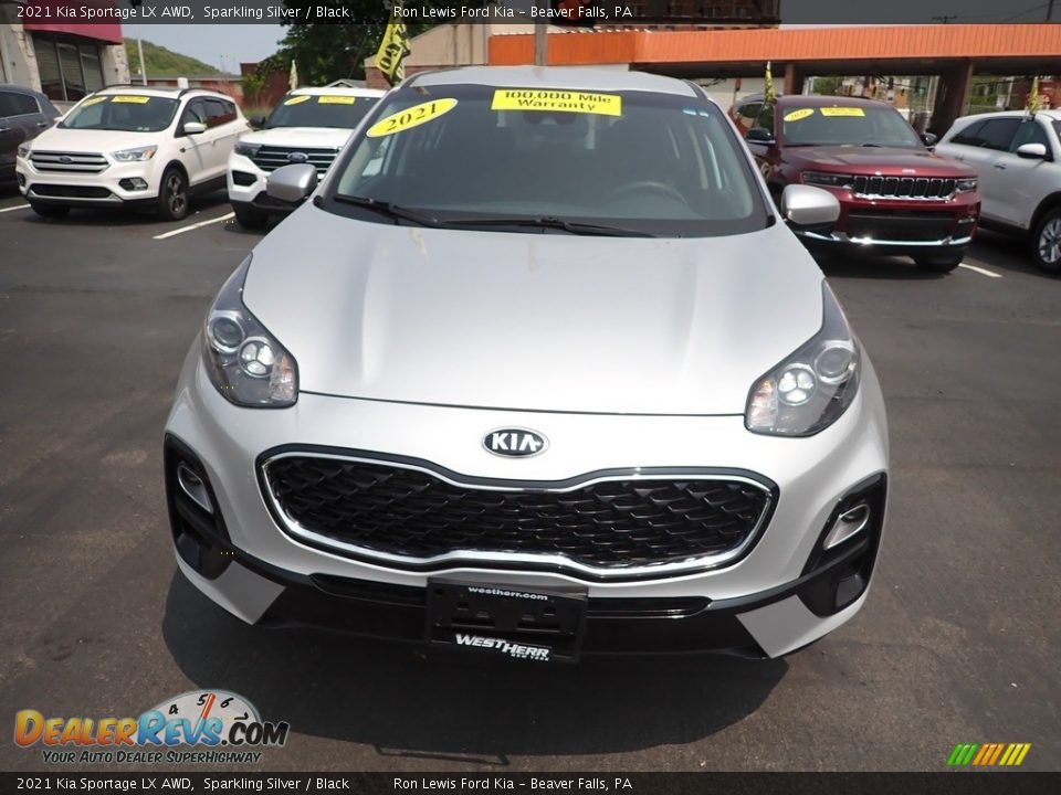 2021 Kia Sportage LX AWD Sparkling Silver / Black Photo #3