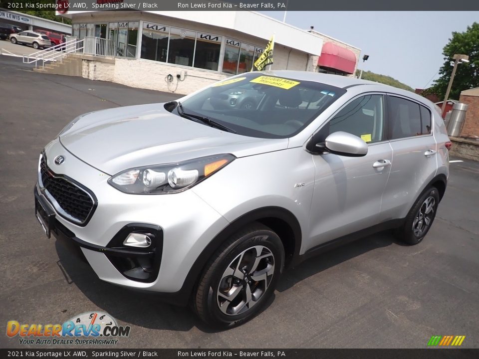 2021 Kia Sportage LX AWD Sparkling Silver / Black Photo #4