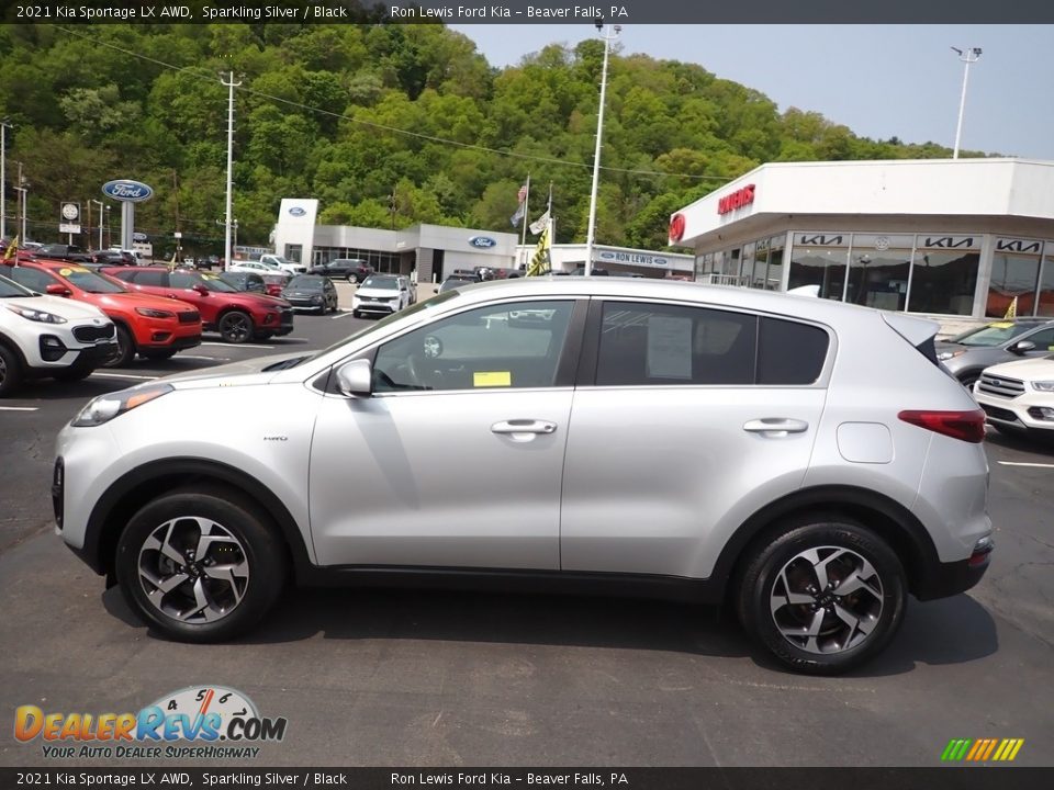 2021 Kia Sportage LX AWD Sparkling Silver / Black Photo #5