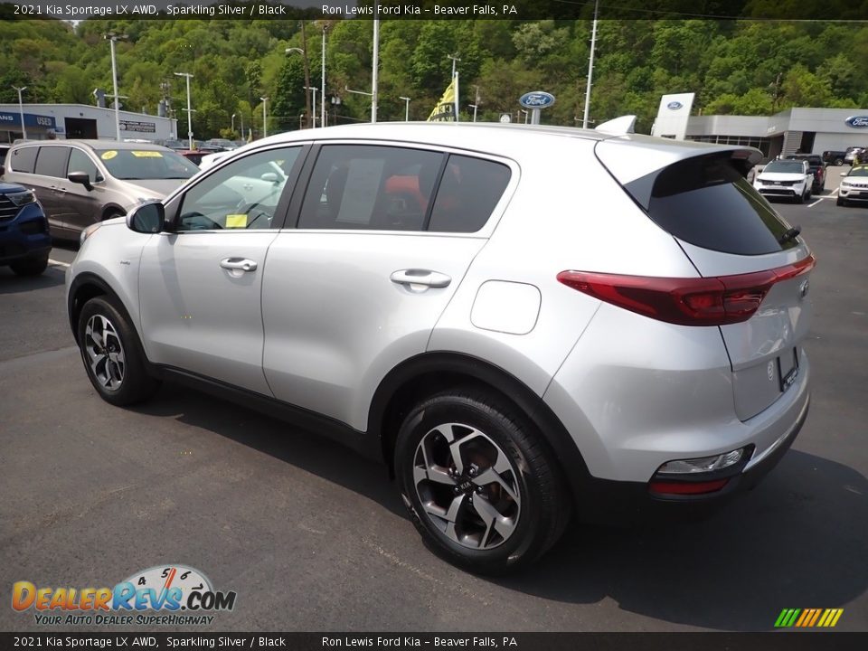 2021 Kia Sportage LX AWD Sparkling Silver / Black Photo #6