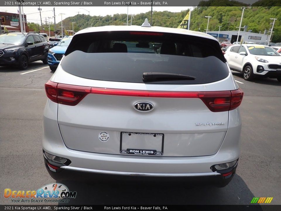 2021 Kia Sportage LX AWD Sparkling Silver / Black Photo #7