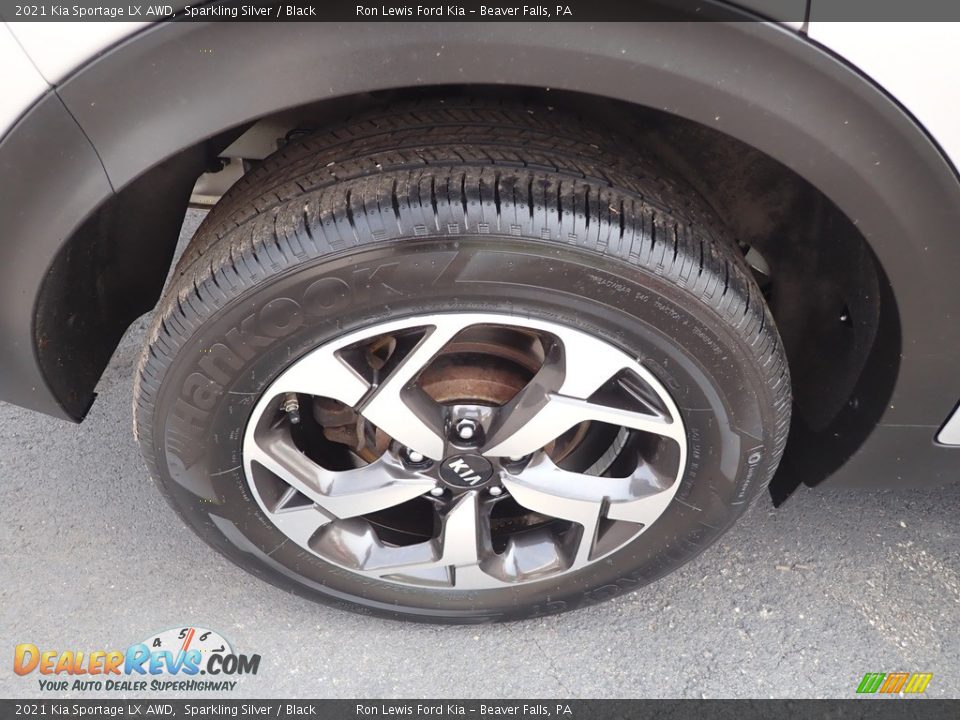 2021 Kia Sportage LX AWD Sparkling Silver / Black Photo #9