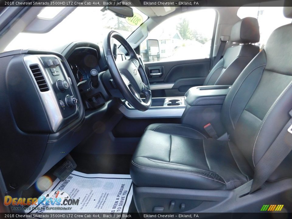 Front Seat of 2018 Chevrolet Silverado 3500HD LTZ Crew Cab 4x4 Photo #24