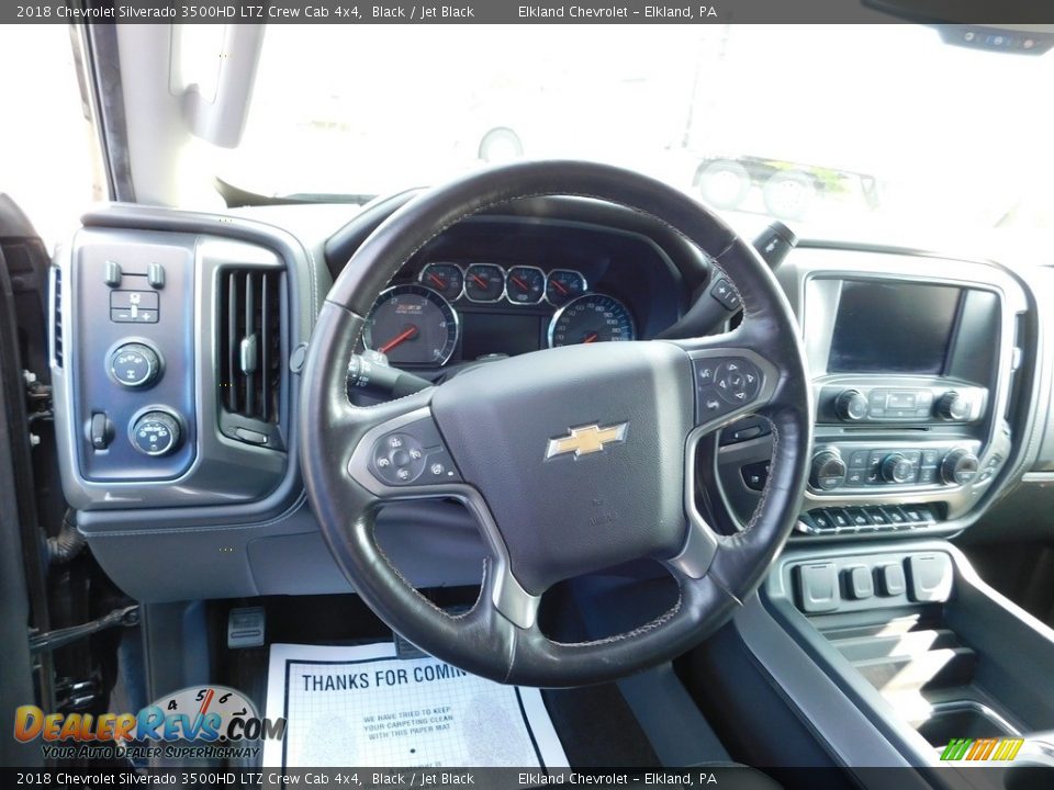 2018 Chevrolet Silverado 3500HD LTZ Crew Cab 4x4 Steering Wheel Photo #26