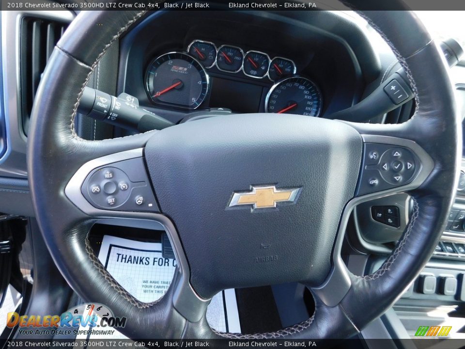 2018 Chevrolet Silverado 3500HD LTZ Crew Cab 4x4 Steering Wheel Photo #27