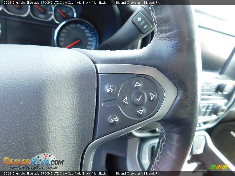 2018 Chevrolet Silverado 3500HD LTZ Crew Cab 4x4 Steering Wheel Photo #28