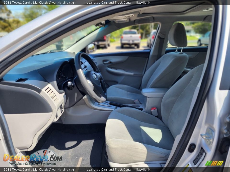 2011 Toyota Corolla LE Classic Silver Metallic / Ash Photo #27