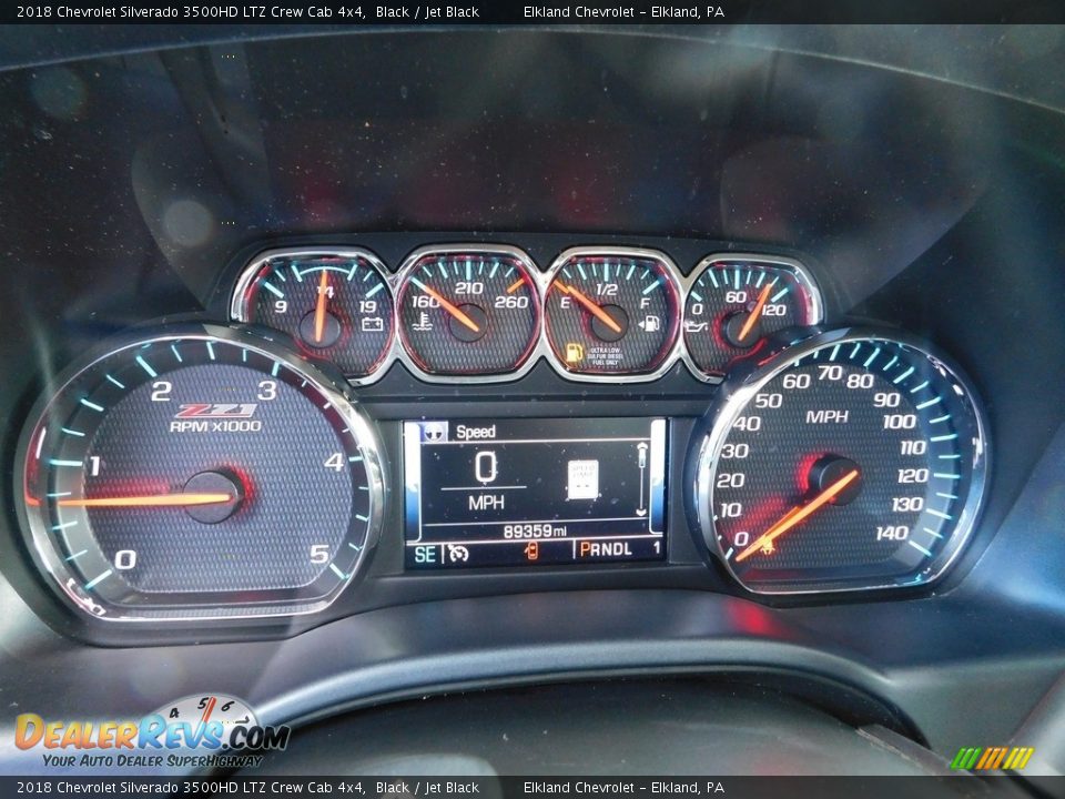 2018 Chevrolet Silverado 3500HD LTZ Crew Cab 4x4 Gauges Photo #32