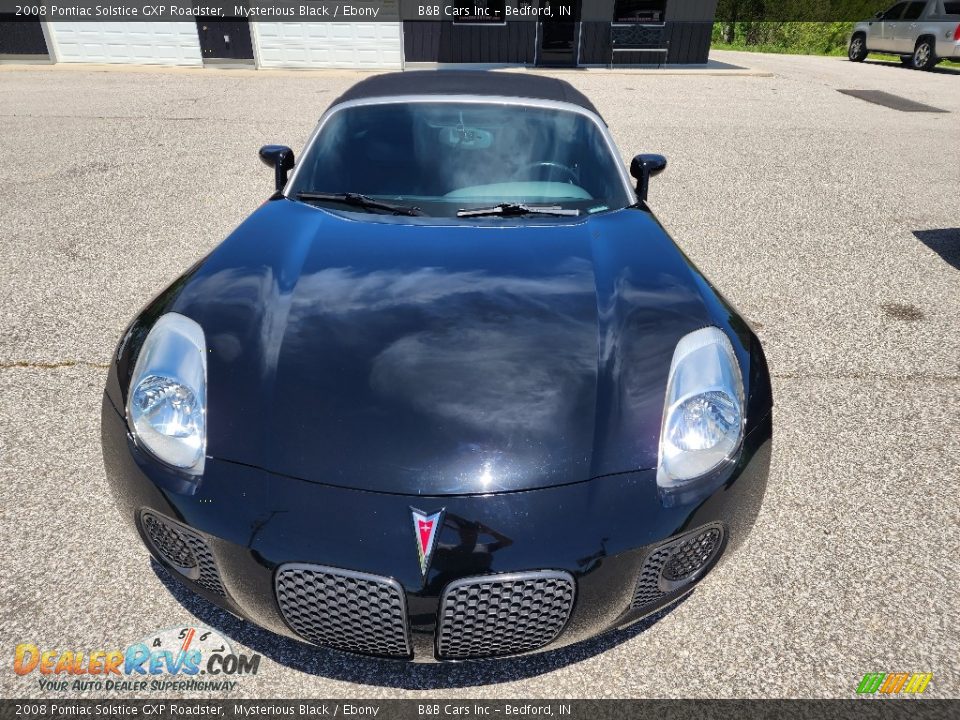 2008 Pontiac Solstice GXP Roadster Mysterious Black / Ebony Photo #3