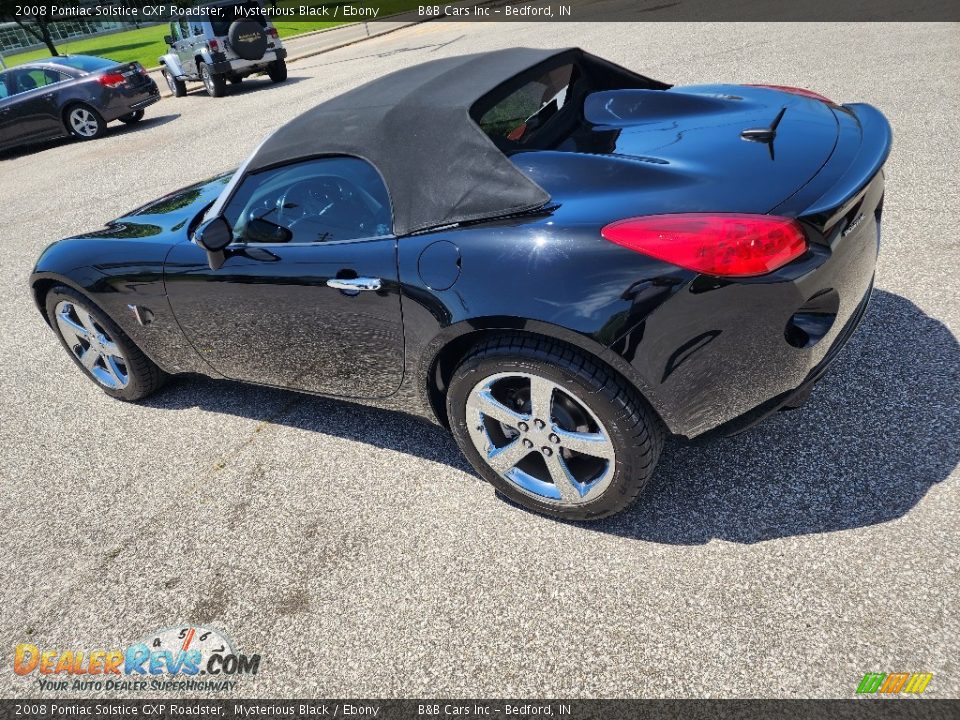 2008 Pontiac Solstice GXP Roadster Mysterious Black / Ebony Photo #5