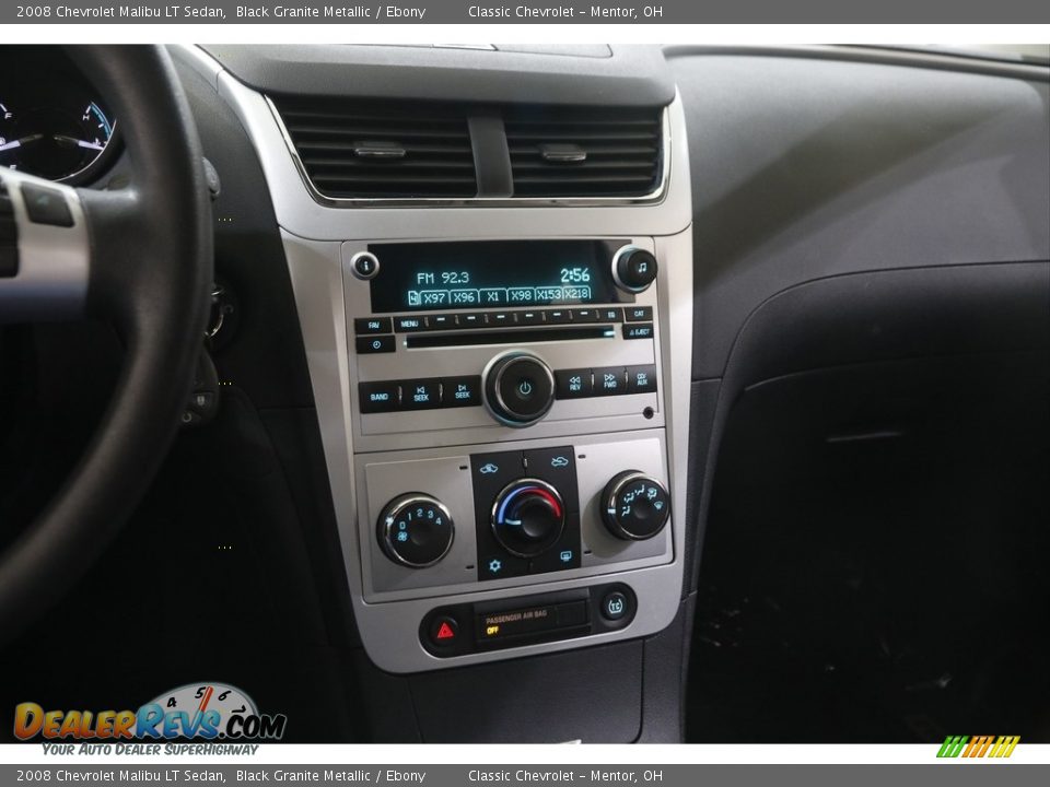 2008 Chevrolet Malibu LT Sedan Black Granite Metallic / Ebony Photo #9