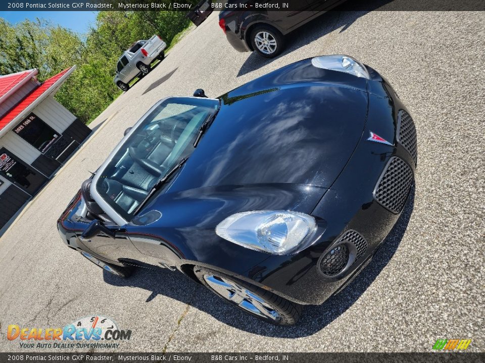 2008 Pontiac Solstice GXP Roadster Mysterious Black / Ebony Photo #10