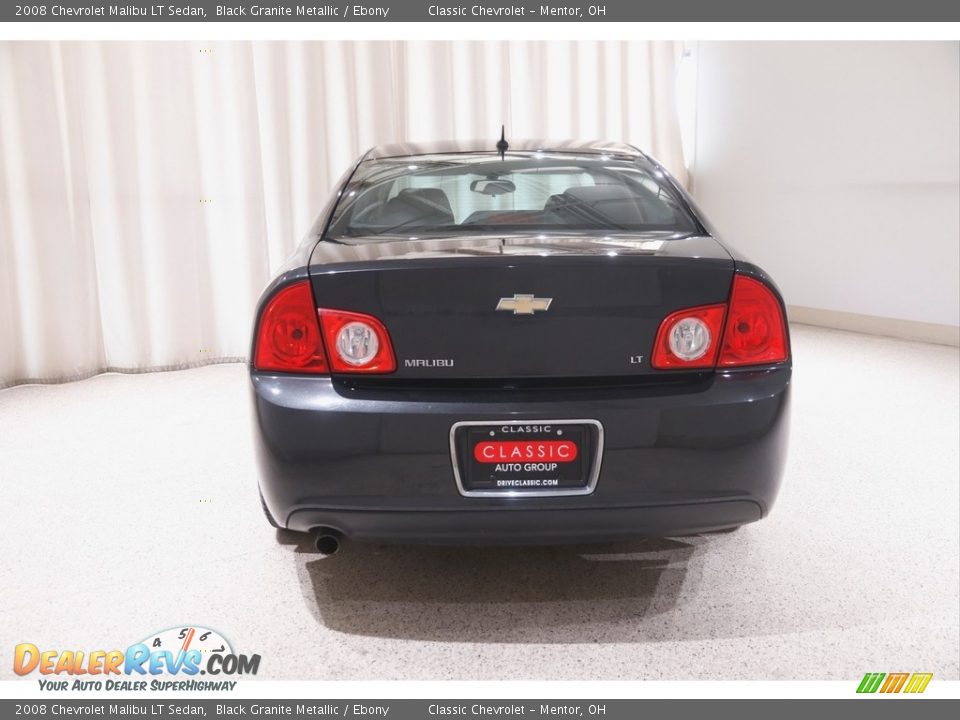 2008 Chevrolet Malibu LT Sedan Black Granite Metallic / Ebony Photo #15