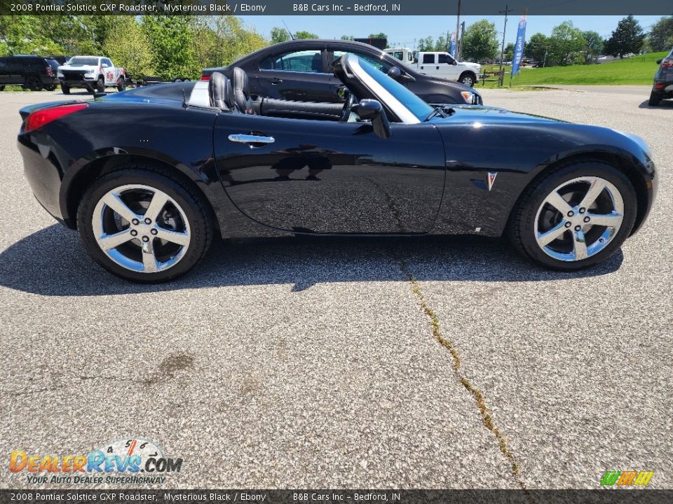 2008 Pontiac Solstice GXP Roadster Mysterious Black / Ebony Photo #14