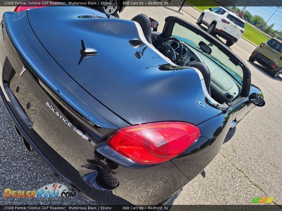 2008 Pontiac Solstice GXP Roadster Mysterious Black / Ebony Photo #15