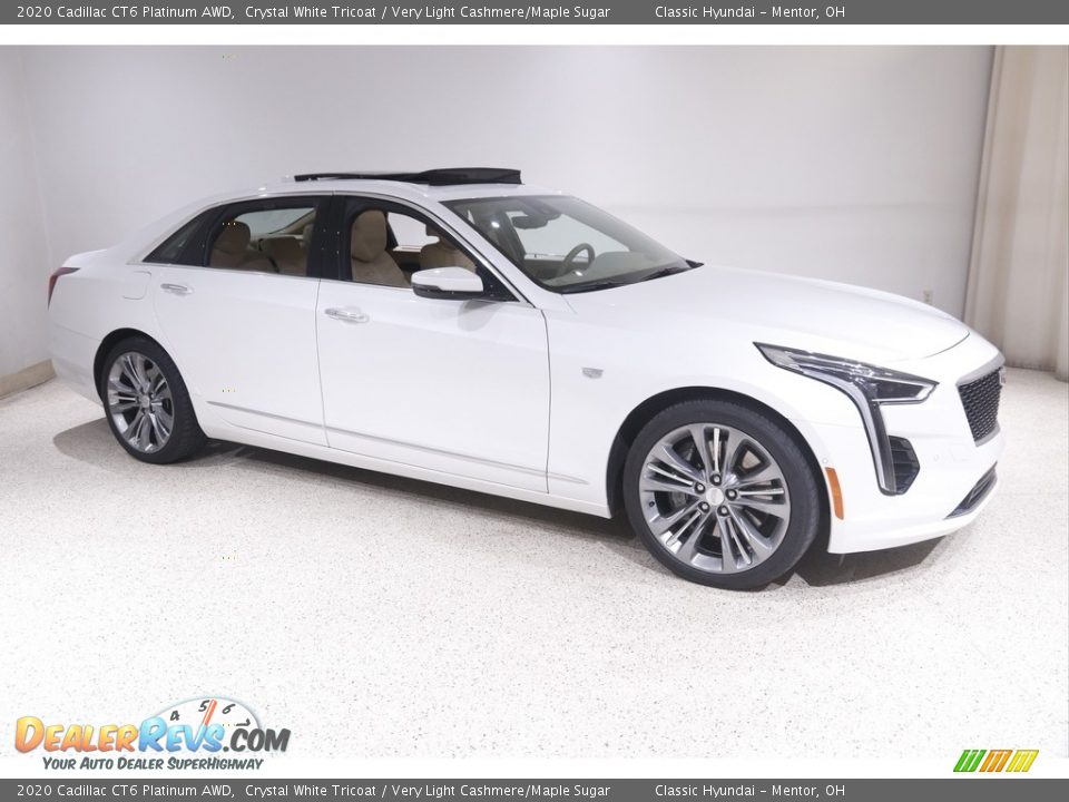 Crystal White Tricoat 2020 Cadillac CT6 Platinum AWD Photo #1