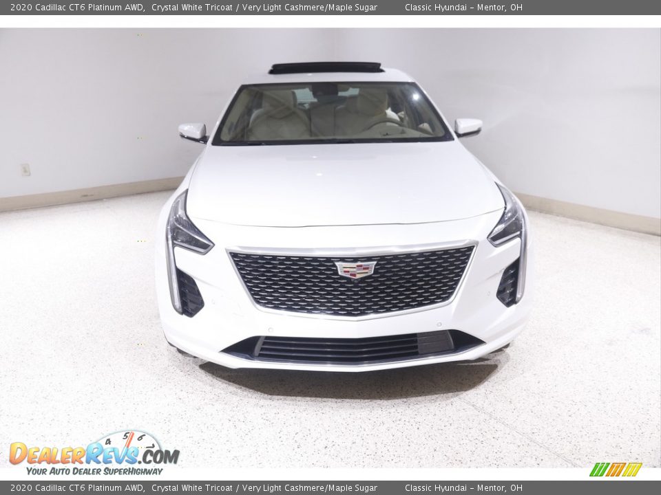 2020 Cadillac CT6 Platinum AWD Crystal White Tricoat / Very Light Cashmere/Maple Sugar Photo #2