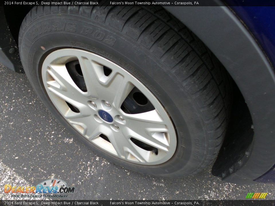 2014 Ford Escape S Deep Impact Blue / Charcoal Black Photo #5