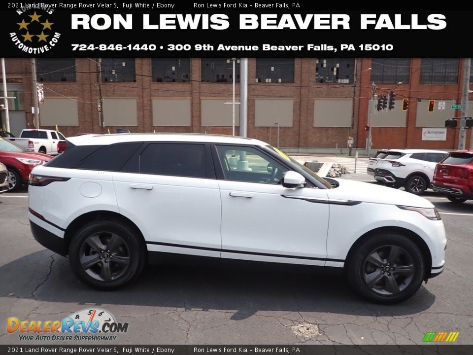 2021 Land Rover Range Rover Velar S Fuji White / Ebony Photo #1