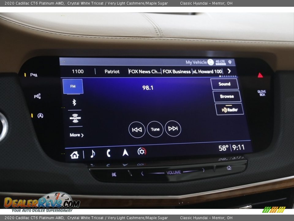 Controls of 2020 Cadillac CT6 Platinum AWD Photo #10