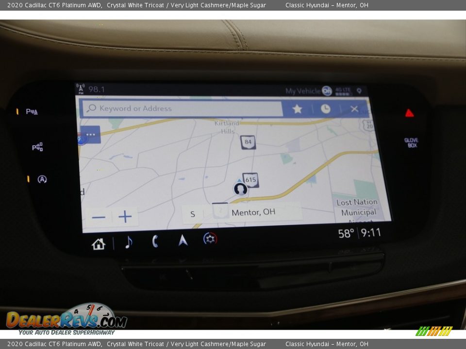 Navigation of 2020 Cadillac CT6 Platinum AWD Photo #12
