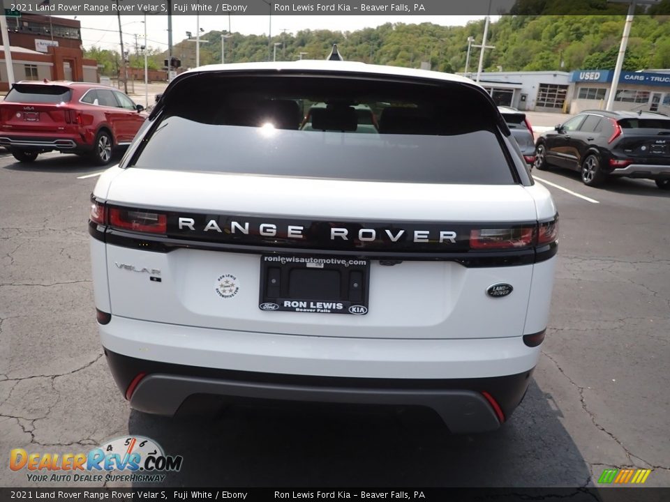 2021 Land Rover Range Rover Velar S Fuji White / Ebony Photo #7