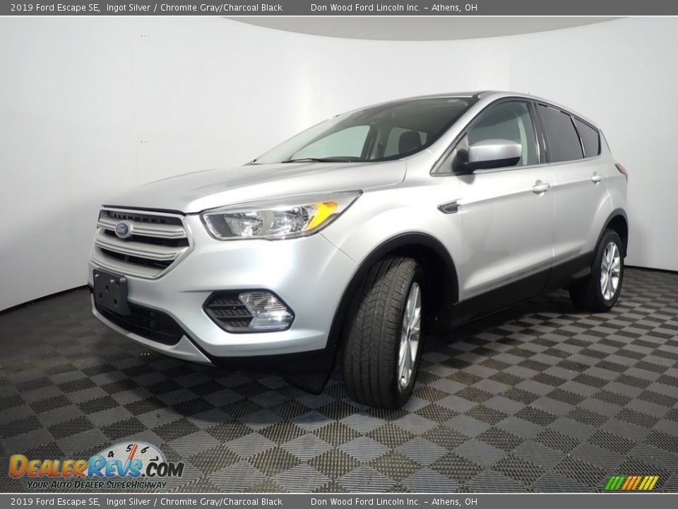 2019 Ford Escape SE Ingot Silver / Chromite Gray/Charcoal Black Photo #8