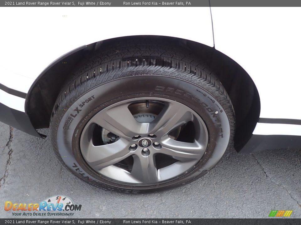 2021 Land Rover Range Rover Velar S Fuji White / Ebony Photo #9