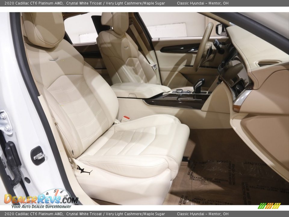 2020 Cadillac CT6 Platinum AWD Crystal White Tricoat / Very Light Cashmere/Maple Sugar Photo #18