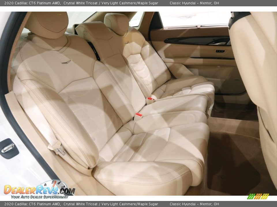 2020 Cadillac CT6 Platinum AWD Crystal White Tricoat / Very Light Cashmere/Maple Sugar Photo #19