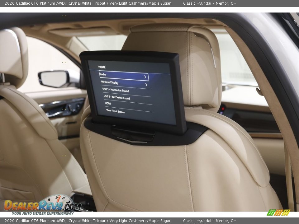 2020 Cadillac CT6 Platinum AWD Crystal White Tricoat / Very Light Cashmere/Maple Sugar Photo #20