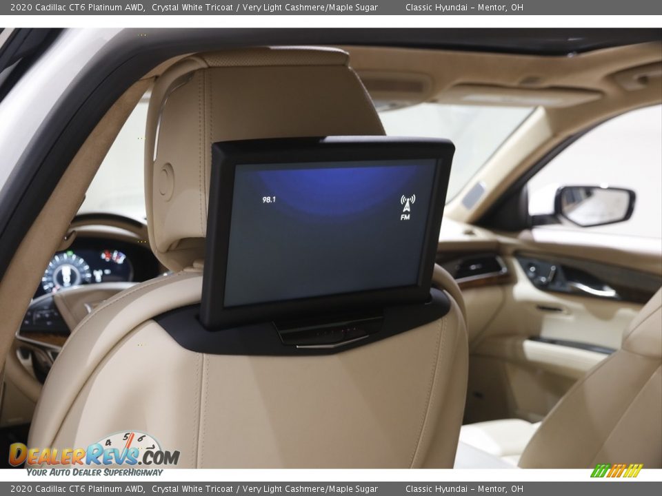 2020 Cadillac CT6 Platinum AWD Crystal White Tricoat / Very Light Cashmere/Maple Sugar Photo #22