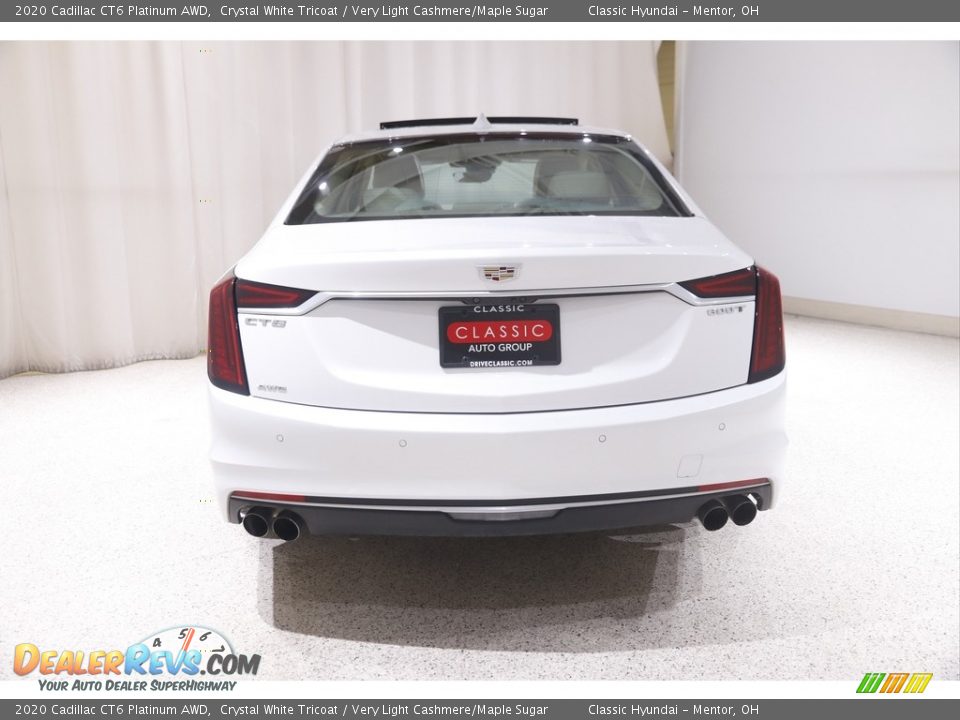 2020 Cadillac CT6 Platinum AWD Crystal White Tricoat / Very Light Cashmere/Maple Sugar Photo #23