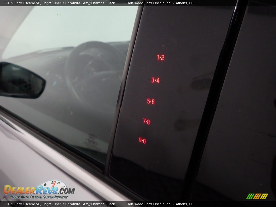 2019 Ford Escape SE Ingot Silver / Chromite Gray/Charcoal Black Photo #18