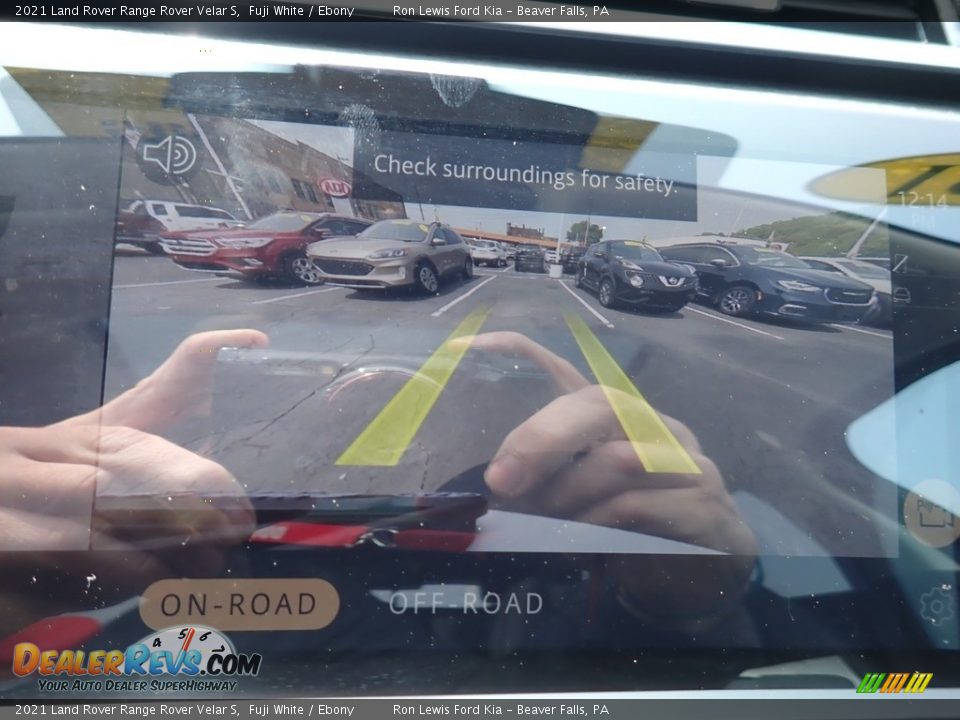 2021 Land Rover Range Rover Velar S Fuji White / Ebony Photo #18