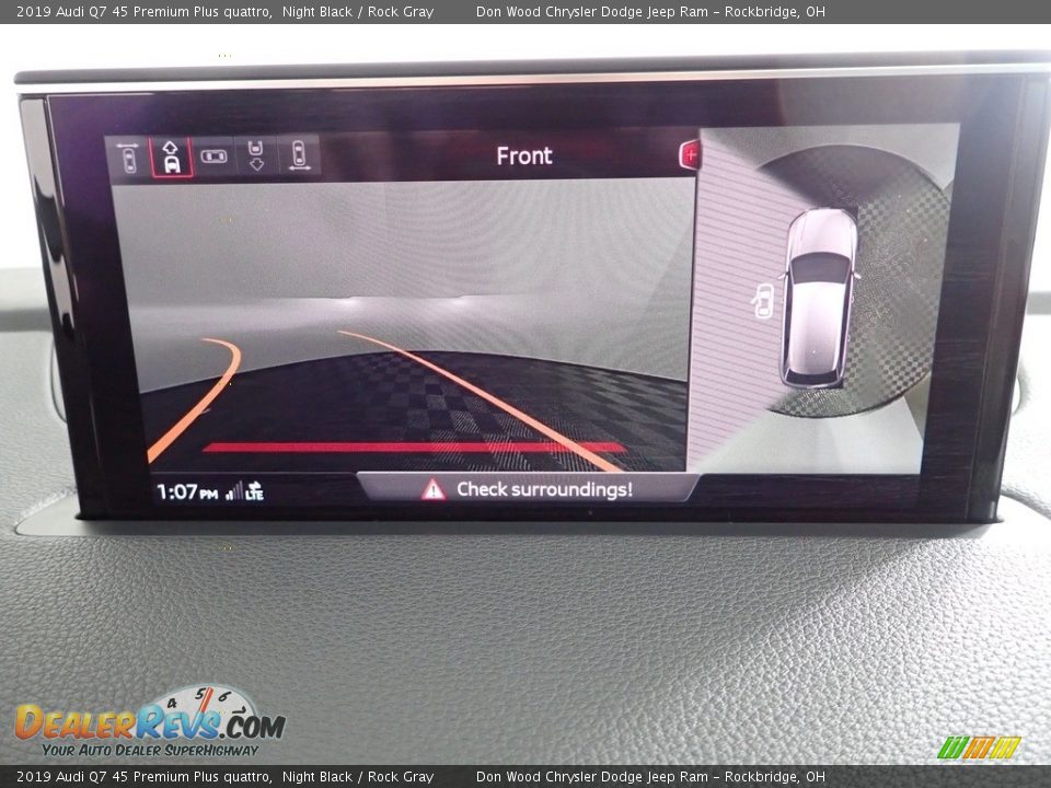 2019 Audi Q7 45 Premium Plus quattro Night Black / Rock Gray Photo #2