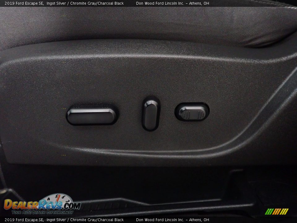 2019 Ford Escape SE Ingot Silver / Chromite Gray/Charcoal Black Photo #22