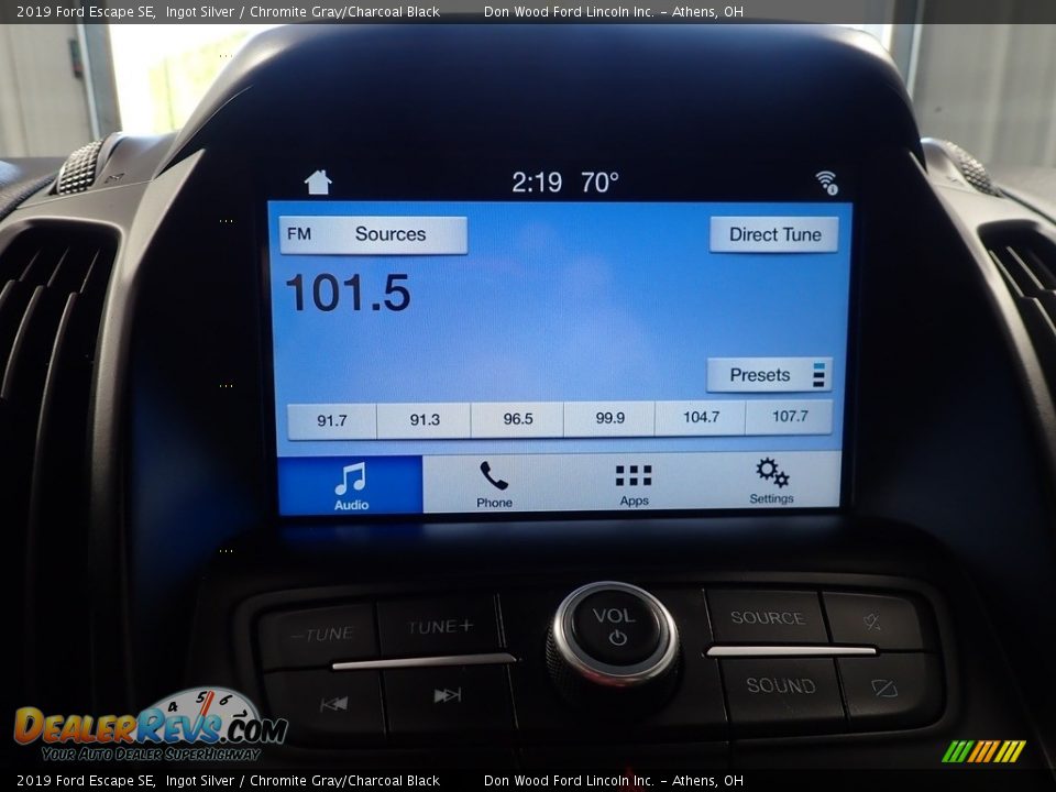 2019 Ford Escape SE Ingot Silver / Chromite Gray/Charcoal Black Photo #25