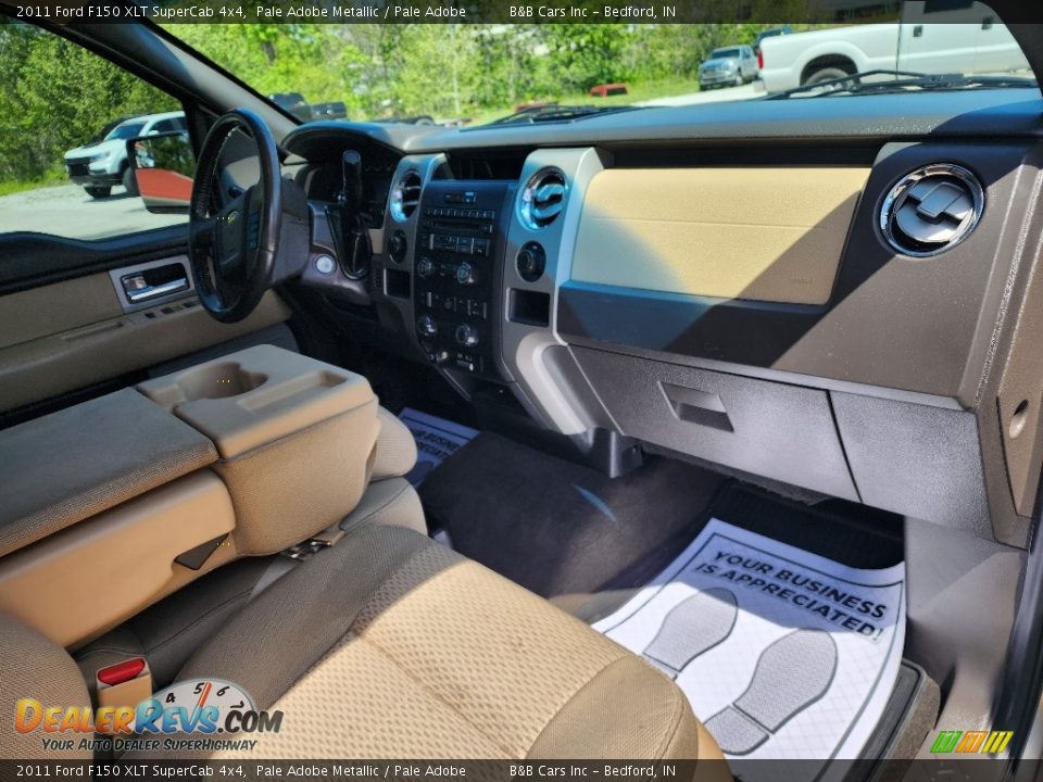 2011 Ford F150 XLT SuperCab 4x4 Pale Adobe Metallic / Pale Adobe Photo #25