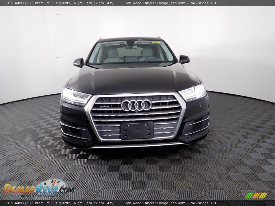 2019 Audi Q7 45 Premium Plus quattro Night Black / Rock Gray Photo #6