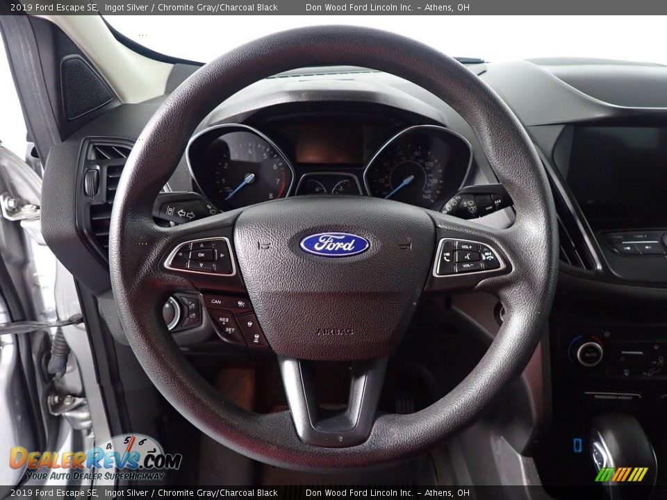 2019 Ford Escape SE Ingot Silver / Chromite Gray/Charcoal Black Photo #26
