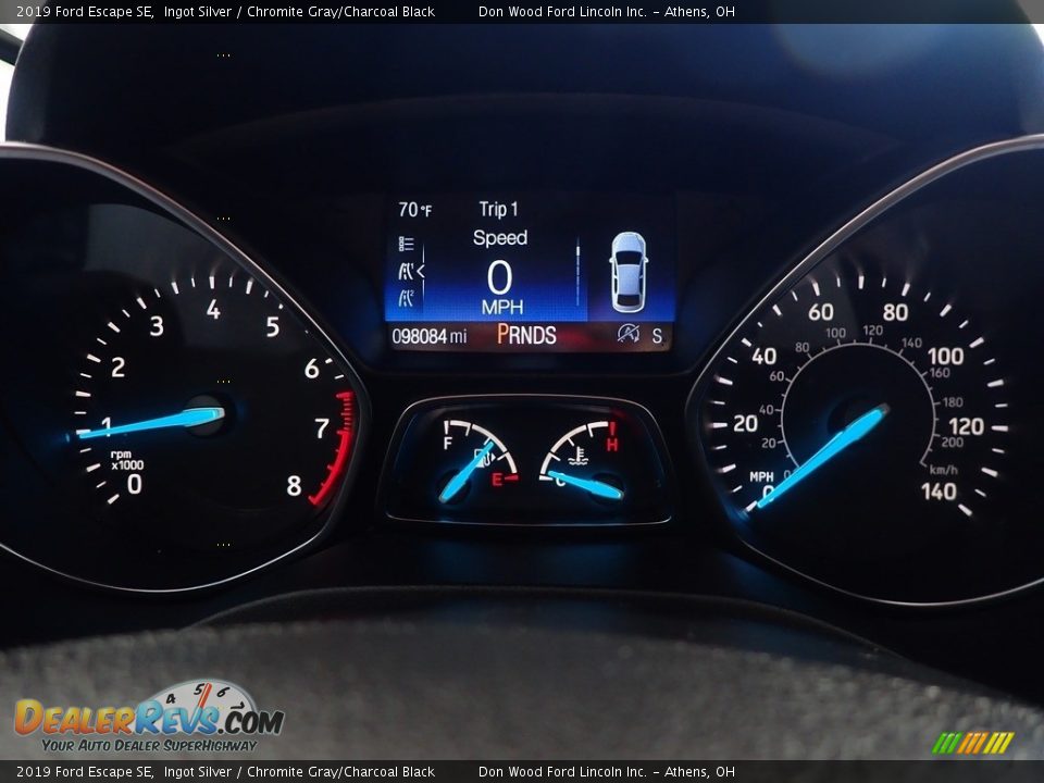 2019 Ford Escape SE Ingot Silver / Chromite Gray/Charcoal Black Photo #27