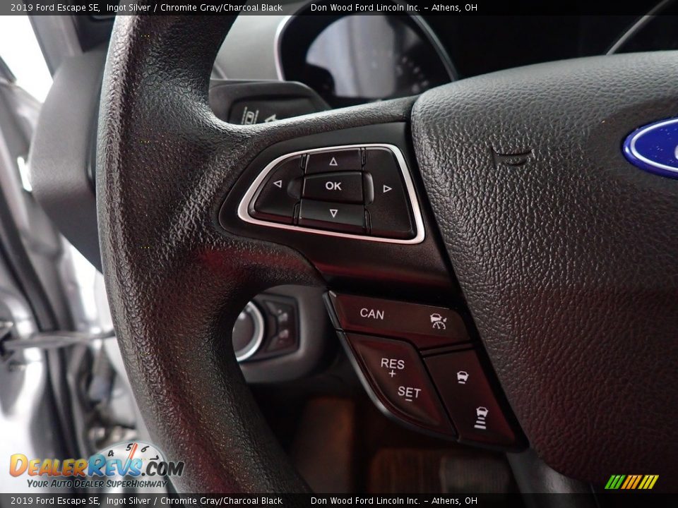 2019 Ford Escape SE Ingot Silver / Chromite Gray/Charcoal Black Photo #28