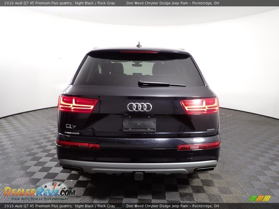 2019 Audi Q7 45 Premium Plus quattro Night Black / Rock Gray Photo #9