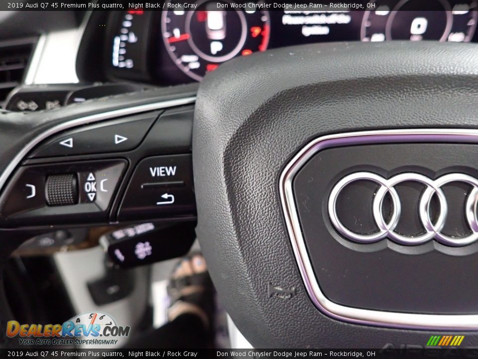 2019 Audi Q7 45 Premium Plus quattro Steering Wheel Photo #19
