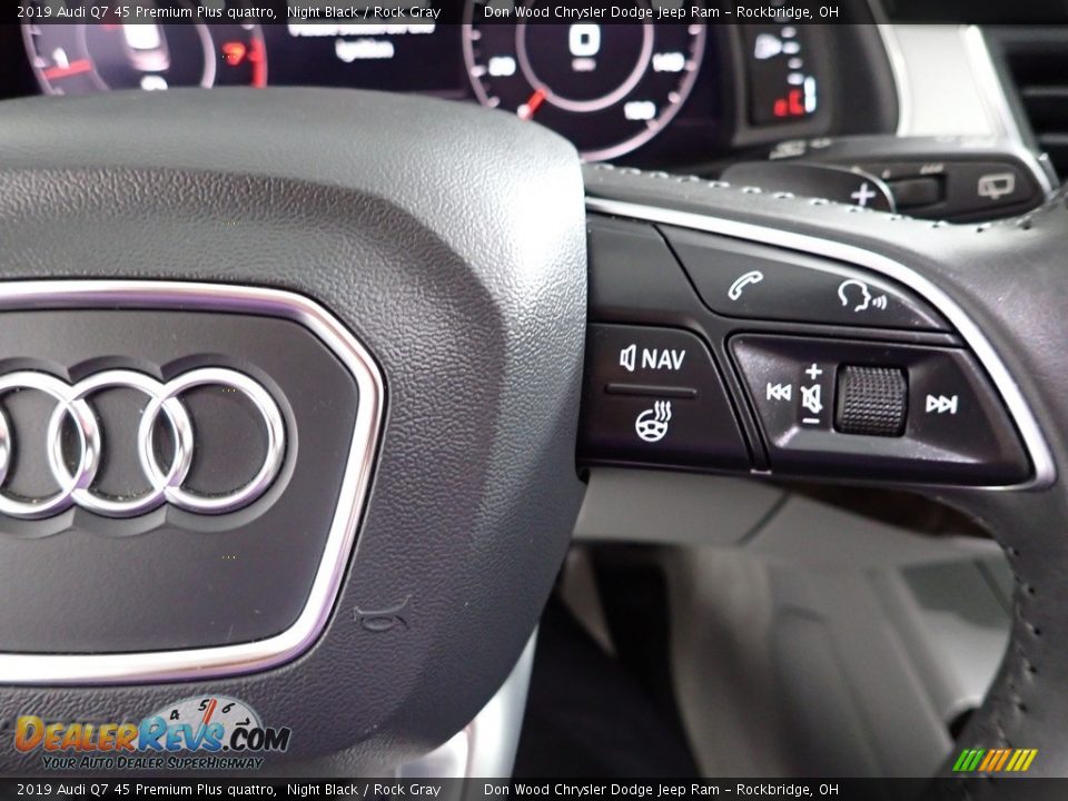 2019 Audi Q7 45 Premium Plus quattro Steering Wheel Photo #20