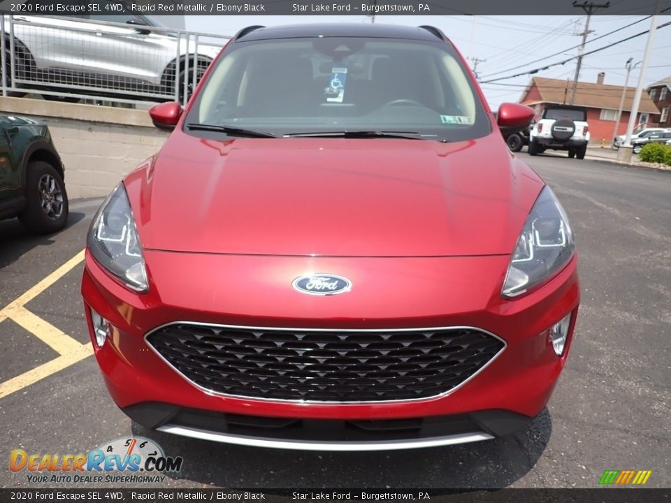 2020 Ford Escape SEL 4WD Rapid Red Metallic / Ebony Black Photo #2