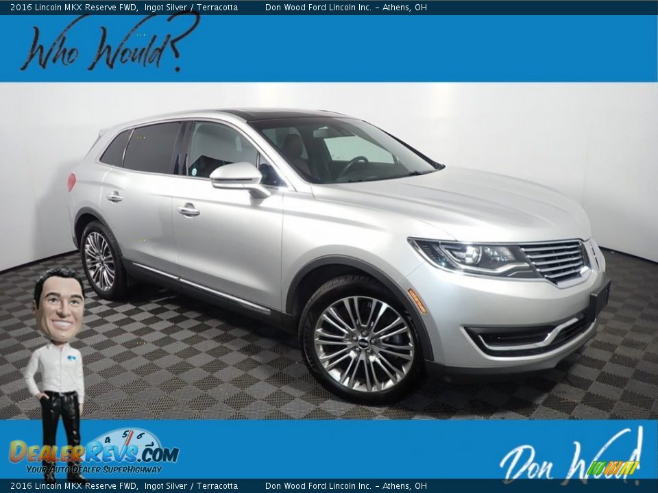 2016 Lincoln MKX Reserve FWD Ingot Silver / Terracotta Photo #1