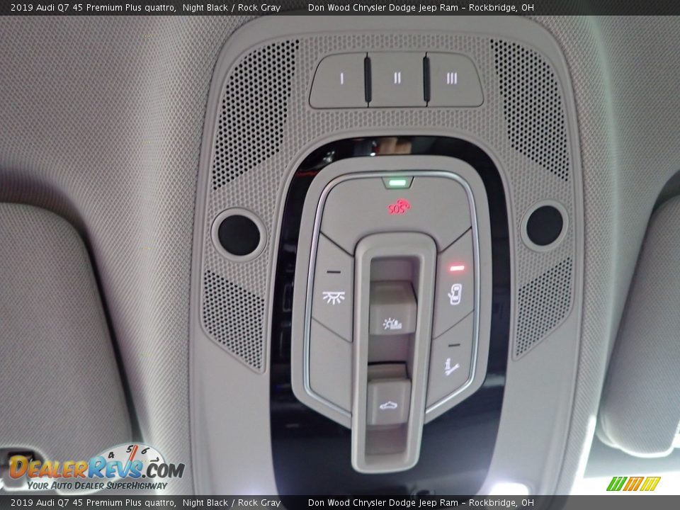 2019 Audi Q7 45 Premium Plus quattro Night Black / Rock Gray Photo #26